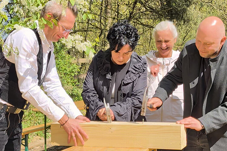 Richtfest Kita in Heiligensee, 24.4.2026 (© Zoya Kostova) Richtfest Kita in Heiligensee, 24.4.2026 (© Zoya Kostova)